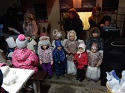 Rozsvícení stromečku v obci Vlkava